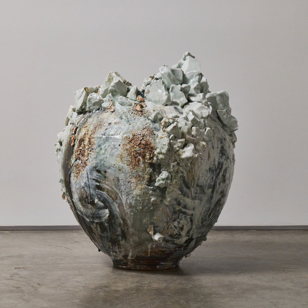 Akiko Hirai Extra Large Blue Moon Jar (AH2403)