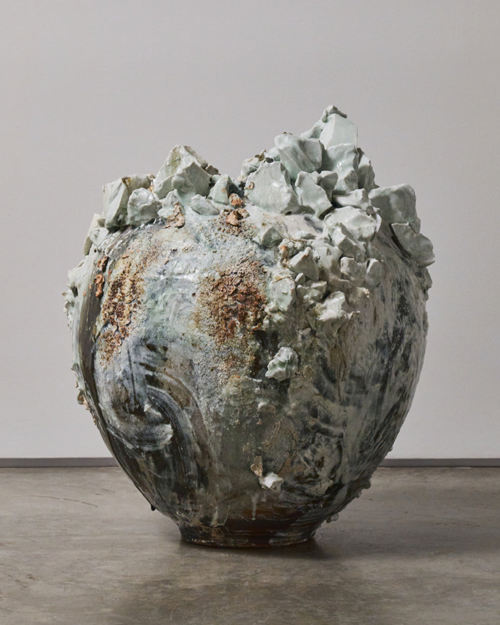 Akiko Hirai Extra Large Blue Moon Jar (AH2403)