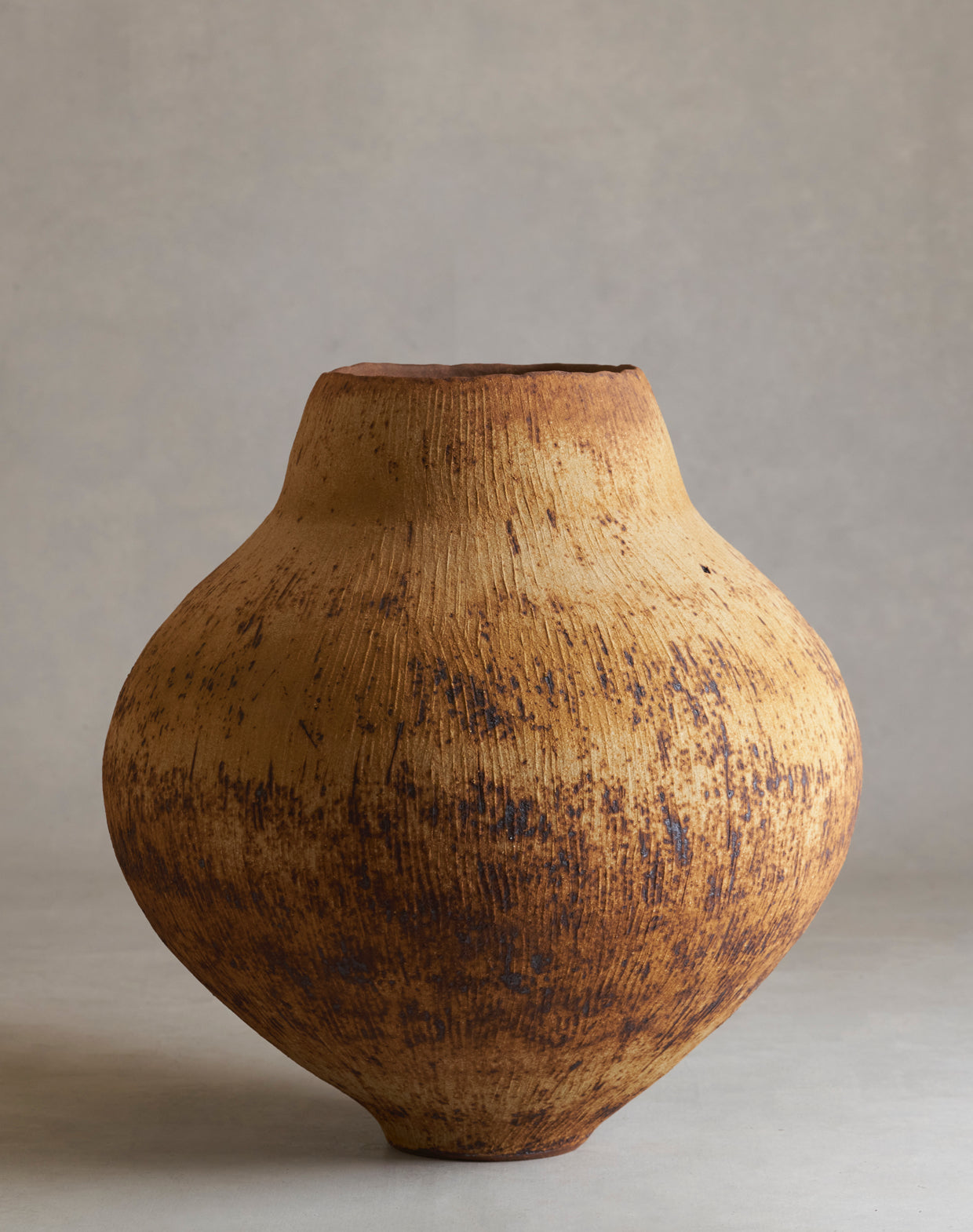 Rick Hintze Coiled Stoneware Vessel, "Untitled" No. 07