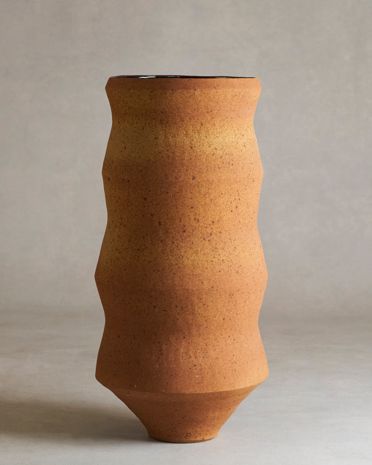 Rick Hintze Coiled Stoneware Vessel, "Untitled" No. 12 (RHCV12)