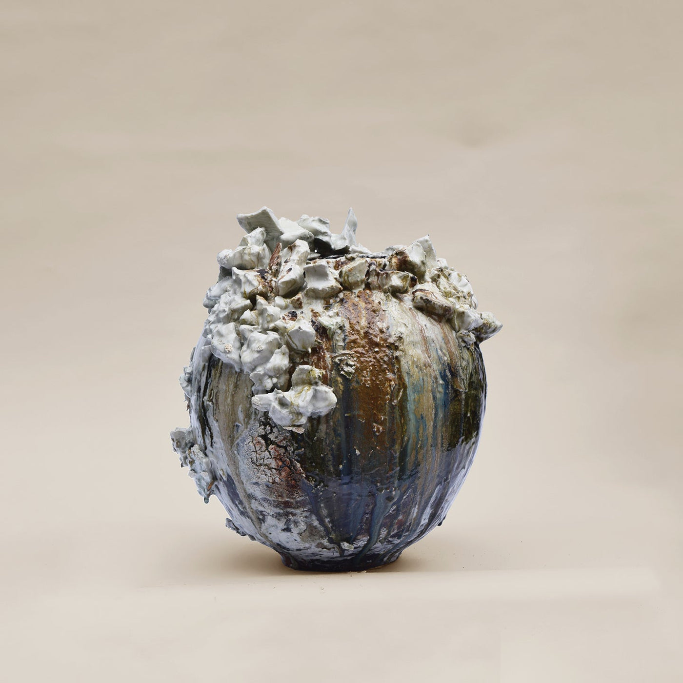 Akiko Hirai Medium Blue Moon Jar (AH2401)