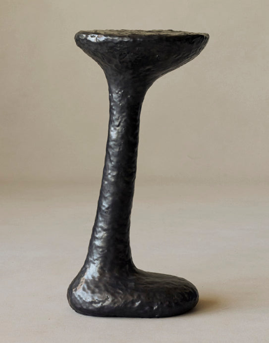 Maggie Wells, Side Table in Black Glaze