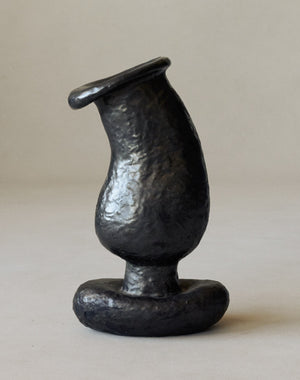 Maggie Wells, Ceramic Sculpture with Black Glaze No. 05