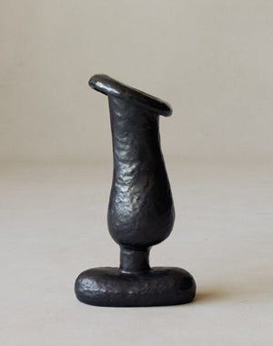 Maggie Wells, Ceramic Sculpture with Black Glaze No. 08