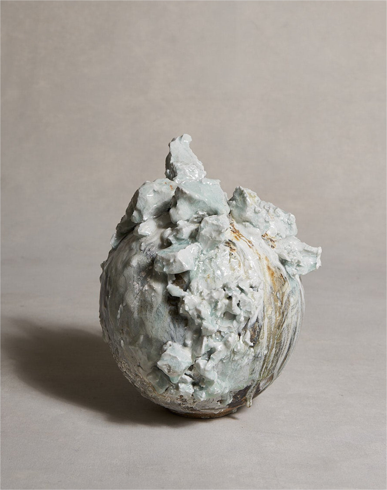 Akiko Hirai Moon Jar "Untitled" 2021 (Ahmj117)
