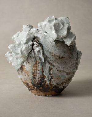 Akiko Hirai Moon Jar "Untitled" 2021 (Ahmj11)