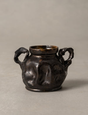 George E. Ohr, Vase with Handles, circa 1985-1896 (GOEA06)