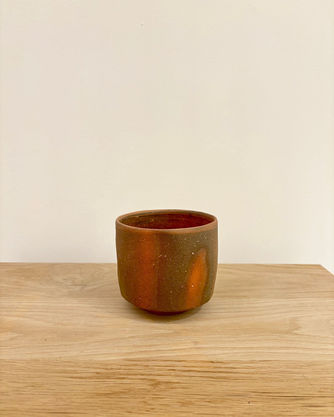 Hitoshi Morimoto Bizen Tea Bowl with Custom Box (HMEA06)