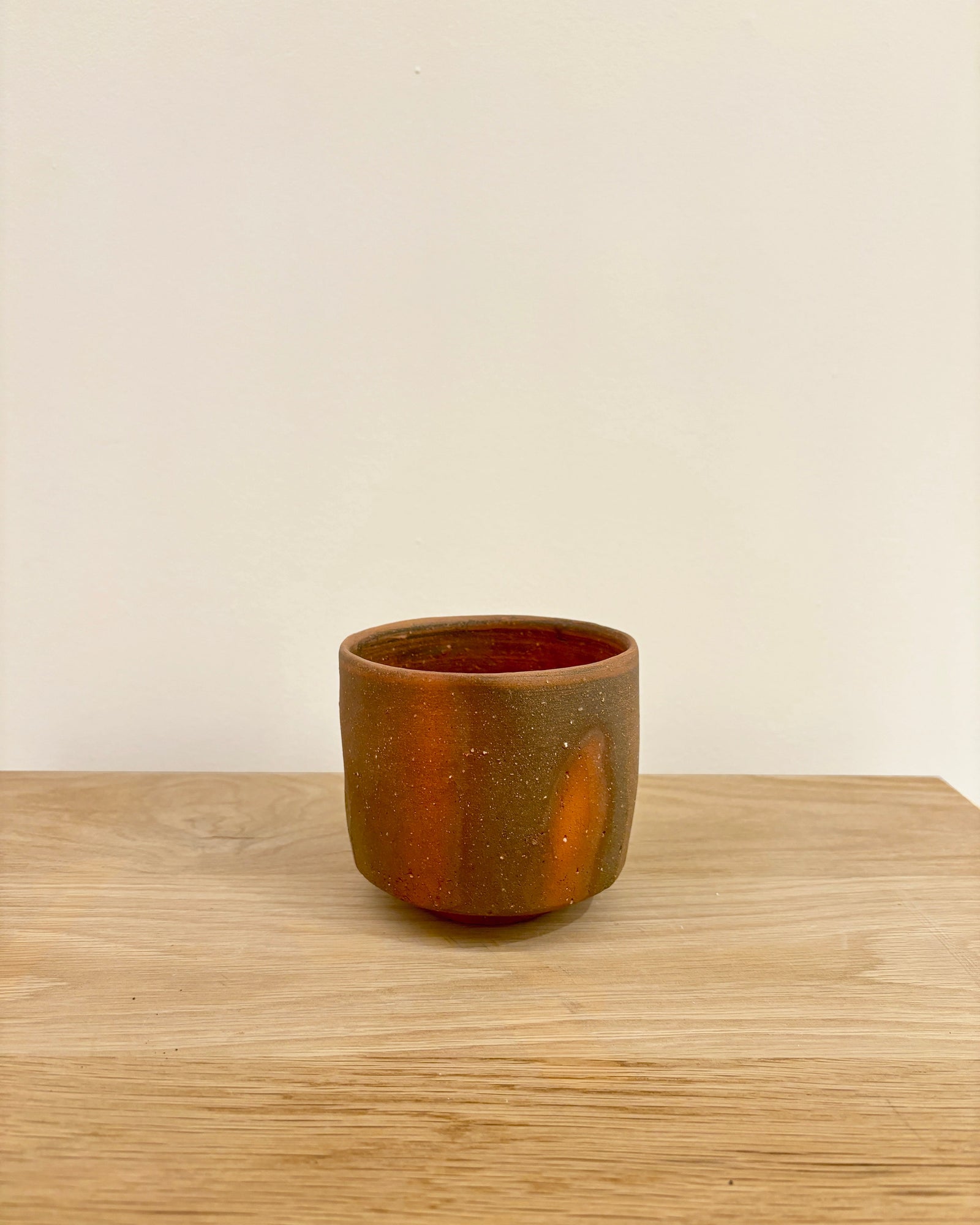 Hitoshi Morimoto Bizen Tea Bowl with Custom Box (HMEA06)
