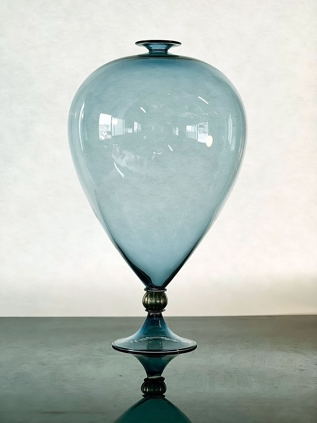 Hyunsung Cho Steel Blue Vase 2023 (HCVV01)