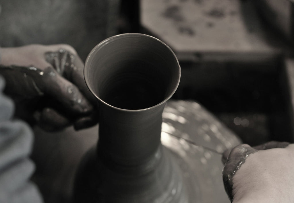 MORIMOTO IS A SECOND-GENERATION BIZEN CERAMIC ARTIST.