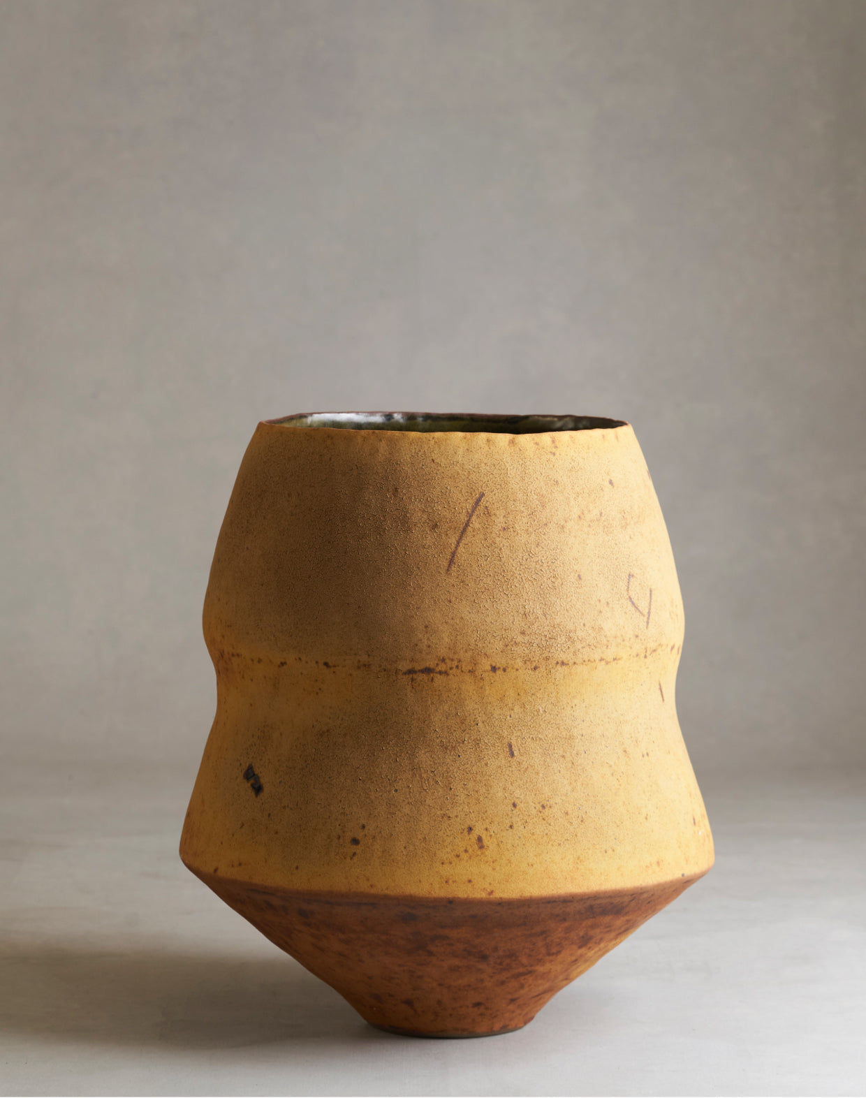 Rick Hintze Coiled Stoneware Vessel, "Untitled" No. 01