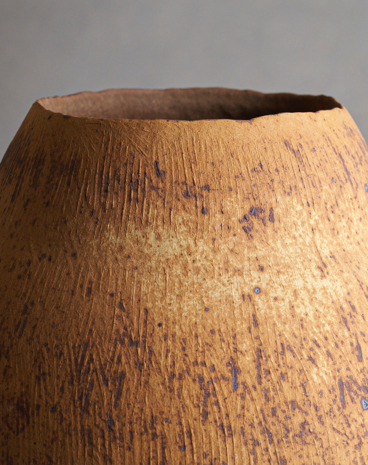 Rick Hintze Coiled Stoneware Vessel, "Untitled" No. 02