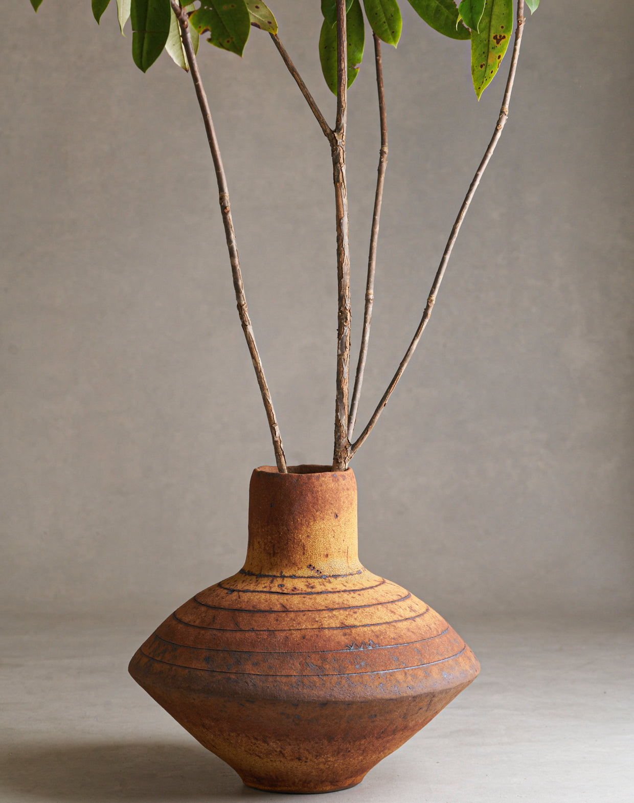 Rick Hintze Coiled Stoneware Vessel, "Untitled" No. 04