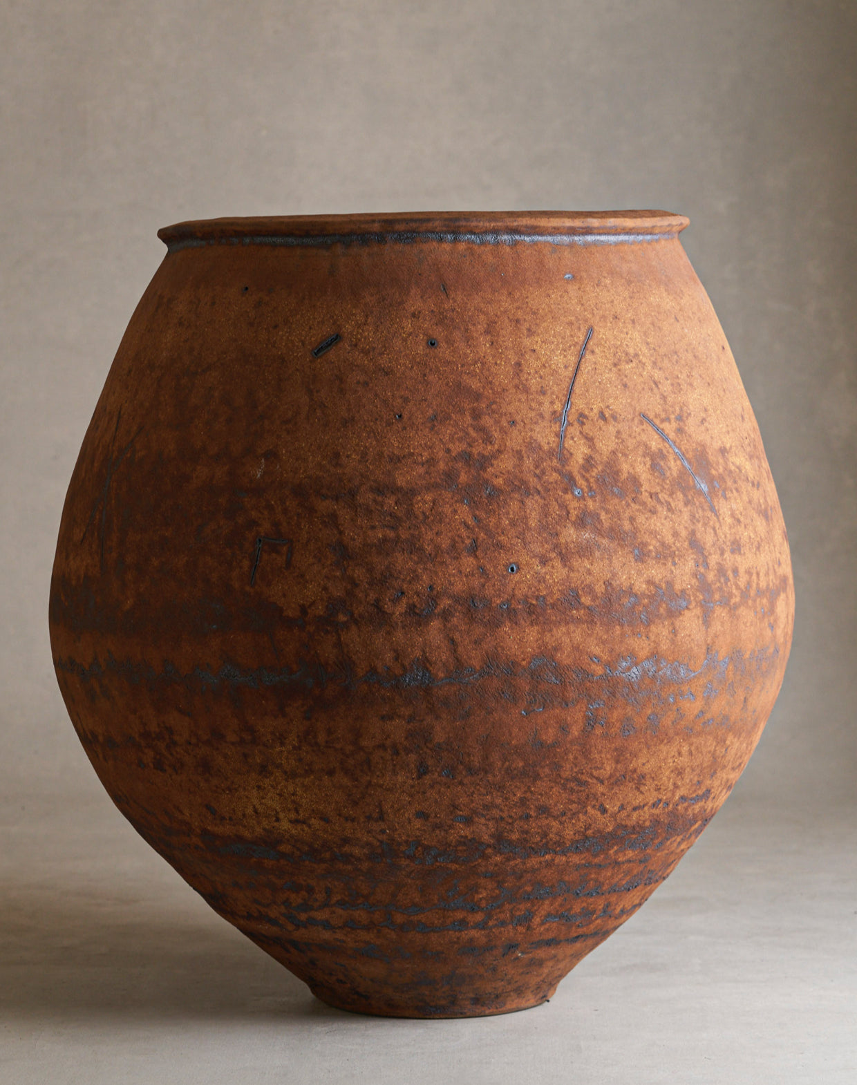 Rick Hintze Coiled Stoneware Vessel, "Untitled" No. 05