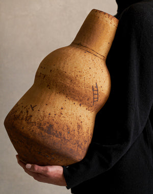 Rick Hintze Coiled Stoneware Vessel, "Untitled" No. 08