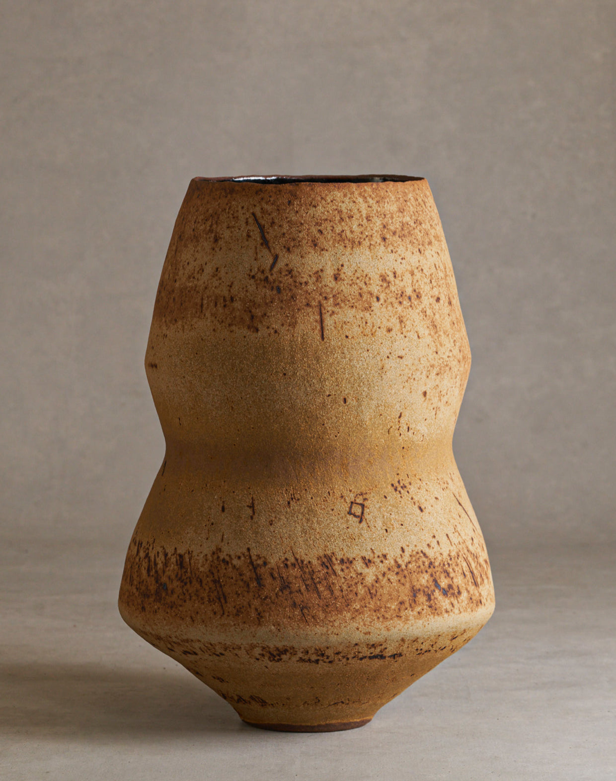 Rick Hintze Coiled Stoneware Vessel, "Untitled" No. 10