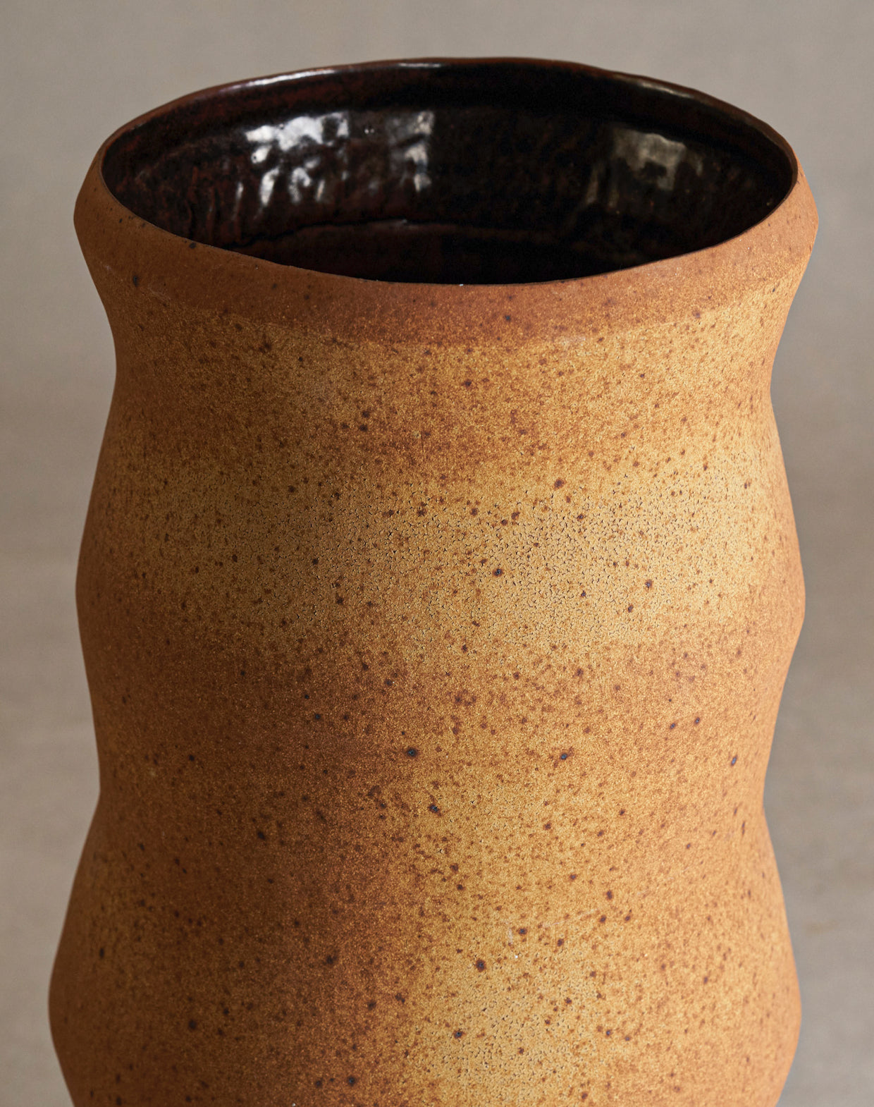 Rick Hintze Coiled Stoneware Vessel, "Untitled" No. 12