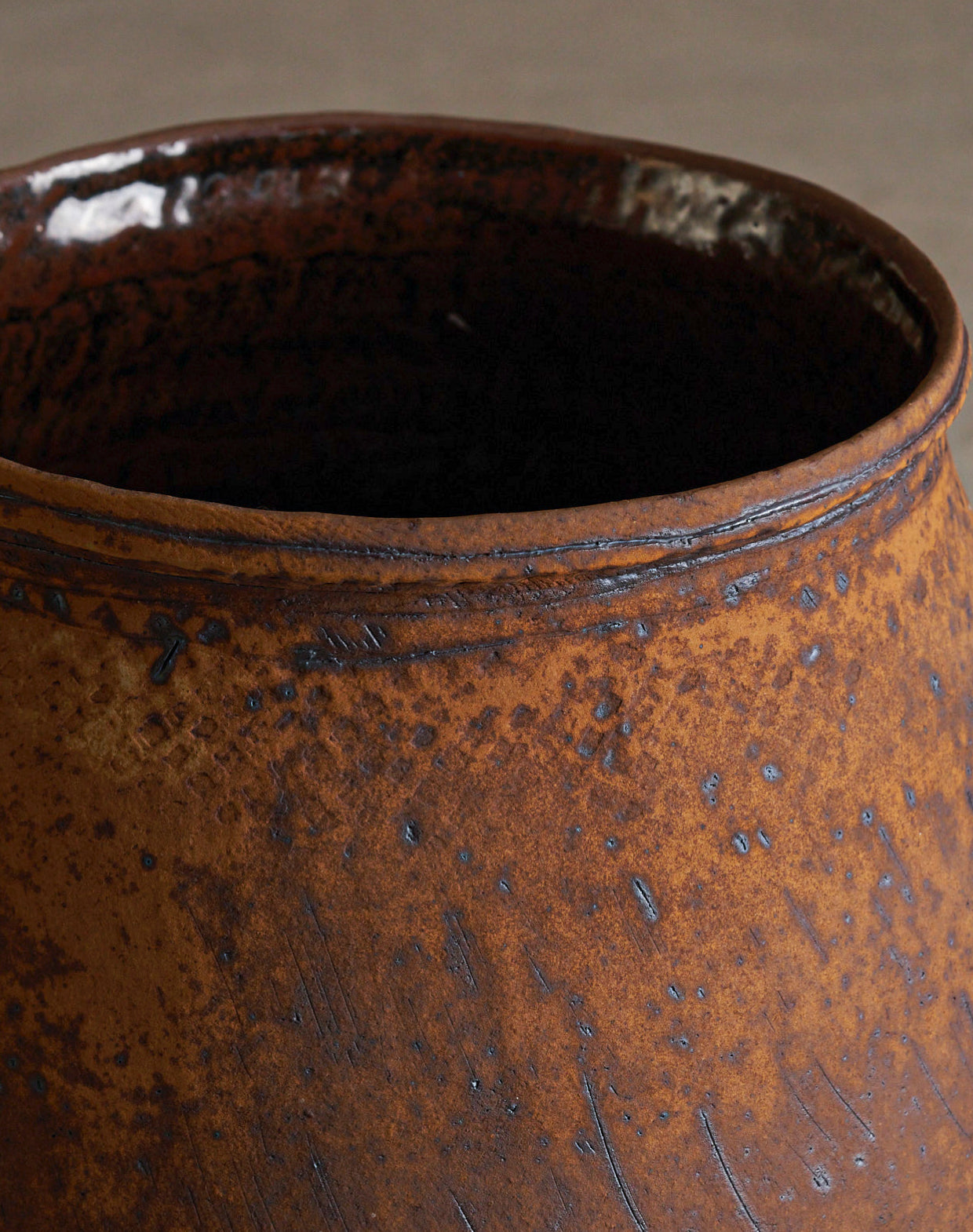 Rick Hintze Coiled Stoneware Vessel, "Untitled" No. 15