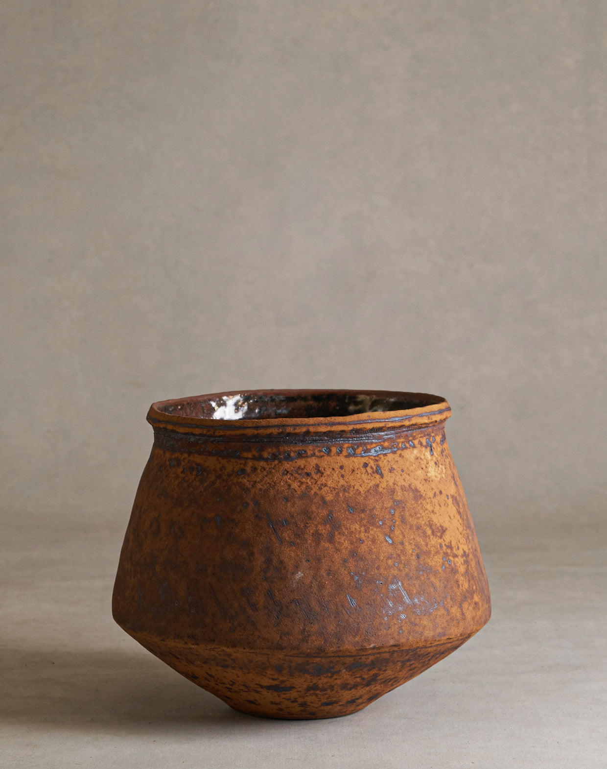 Rick Hintze Coiled Stoneware Vessel, "Untitled" No. 15
