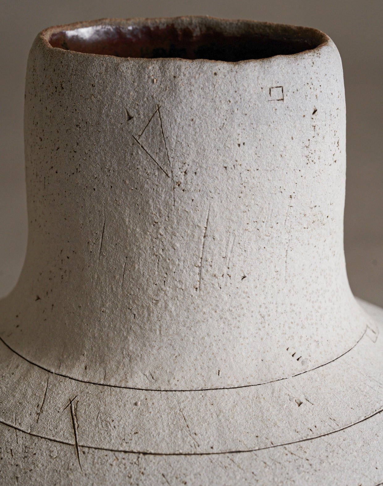 Rick Hintze Coiled Stoneware Vessel, "Untitled" No. 16