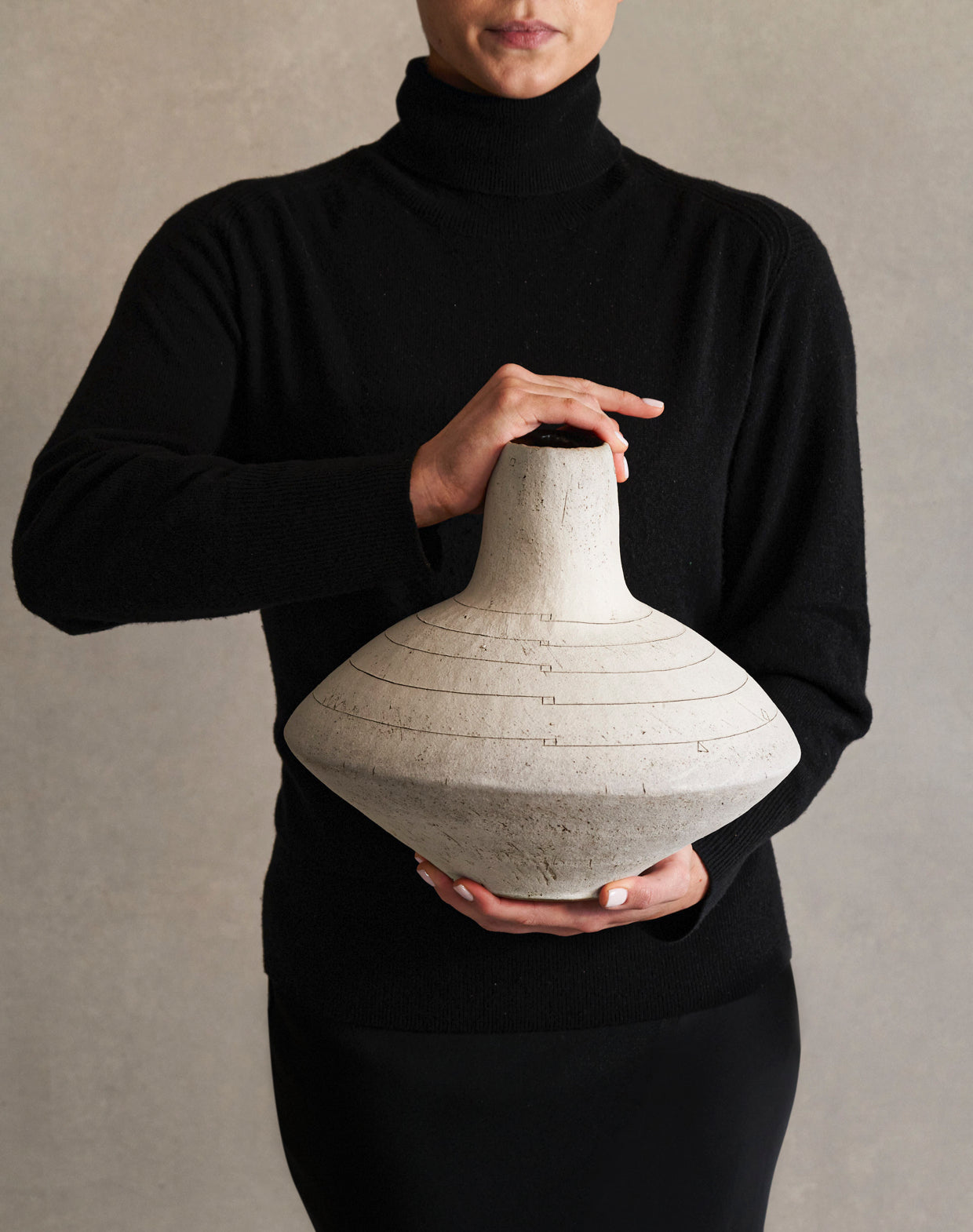 Rick Hintze Coiled Stoneware Vessel, "Untitled" No. 16