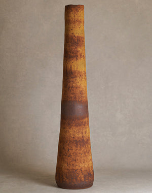 Rick Hintze Tall Coiled Stoneware Vessel, "Untitled" No. 20