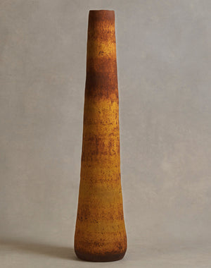 Rick Hintze Tall Coiled Stoneware Vessel, "Untitled" No. 21 (RHCV21)