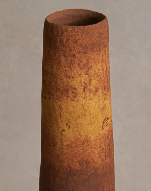 Rick Hintze Tall Coiled Stoneware Vessel, "Untitled" No. 21 (RHCV21)