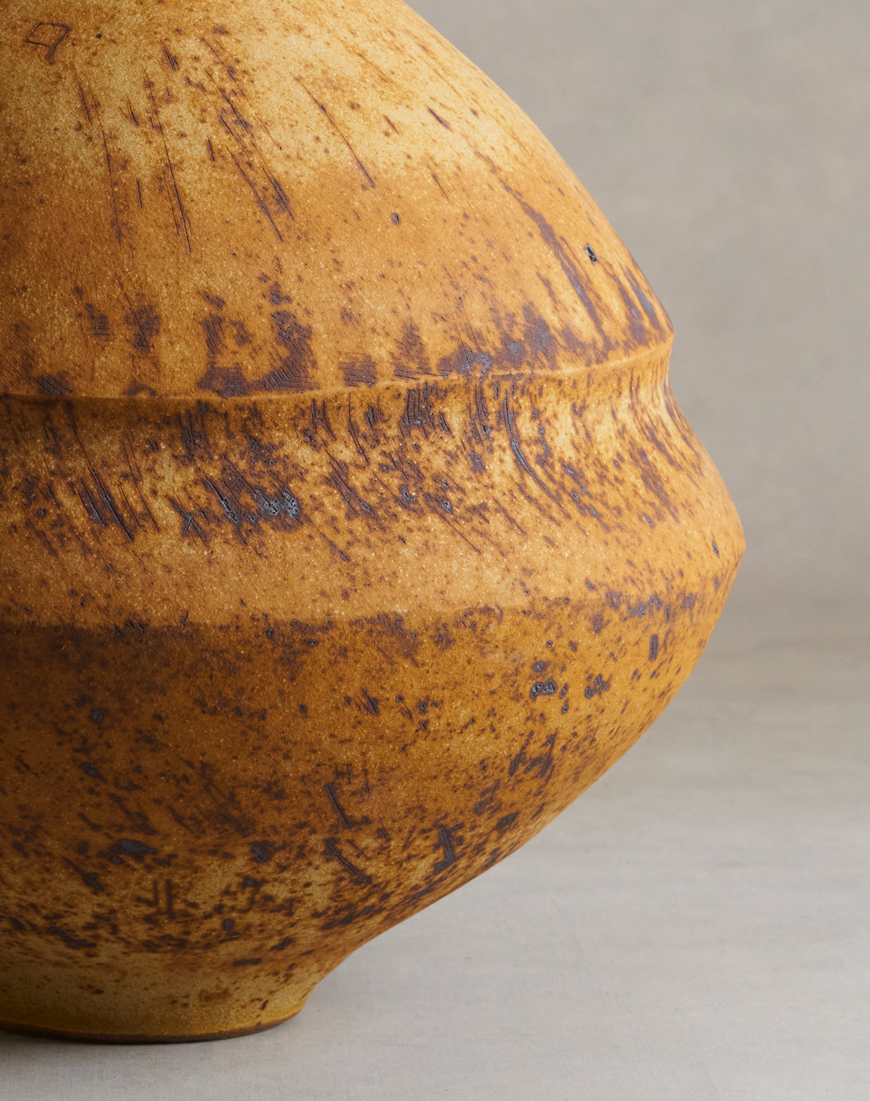 Rick Hintze Coiled Stoneware Vessel, "Untitled" No. 22