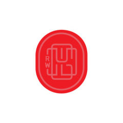 Supplies - RW Guild Sticker "Embossed Insignia" Red