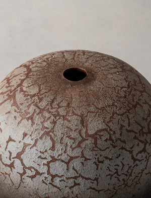 Yoshimitsu Ishihara, 'Hoshi (Star)' Carbonized Round Vessel, 2022 (YI2408)