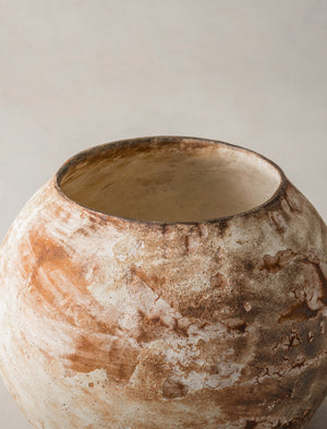 Yoshimitsu Ishihara, 'Hi-iro' Rust Round Jar, 2022 (YI2421)