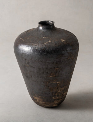 Yoshimitsu Ishihara, Black Rust Large Jar, 2023 (YI2441)